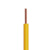 珠江电缆 电力电缆ZC-BV-450/750-1.5平方铜国标单股硬线100米/卷 黄色