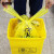 安赛瑞 手提式医疗垃圾袋（200只装）20L 50*60cm 医疗废物垃圾袋 黄色医疗垃圾袋 背心式医疗垃圾袋 12492