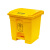 舒蔻（Supercloud）医疗废物垃圾桶黄色垃圾桶黄色污物桶医疗 垃圾桶商用垃圾桶30L