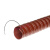 红色高温风管耐300度矽硅胶排热烟管尼龙布通风帆布伸缩钢丝软管 100mm/4寸/4米/根