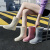 雨鞋女款筒时尚外穿防水雨靴日系高筒一体绒保暖防滑耐磨水鞋女 40粉色标准码 6