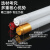 上海亚明T8玻璃灯管LED日光灯1.2m米长条圆形20W32W50W荧光灯单双 玻璃灯管T8-0.6米白光10W(双支