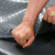 冰禹 BYly-68 PVC防水防滑地垫塑料垫 走廊厨房加厚地毯垫 灰色人字1.2米宽*15米