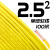 国标阻燃BVR1 1.5 2.5 4 6平方软多股铜芯家装电线铜线 2.5平方 单皮软线(100米)黄色