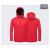 征战虎J2020 保暖工装 三合一冲锋衣两件套 保暖登山服 滑雪服 防风防水防护服 男款：红色 L