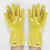 适用定制适用于橡胶止滑劳保手套加厚浸塑杀鱼胶皮颗粒防水防滑工作耐 黄色浸塑手套(3双) XL