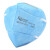 耐呗斯（NABES）NBS95402-DL折叠头带淡蓝无阀防尘口罩（舒适款）箱装（50只/盒 10盒/箱）