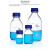 蜀牛棕色透明蓝盖丝口试剂瓶高硼硅玻璃蓝盖瓶100/250/500/1000ml 高硼硅透明5000ml