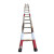 晟泰邦 红白竹梯  含梯套 喷红白荧光漆(单位：套) 5米 13级