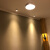 LED明装筒灯超薄可调过道灯简约走廊灯吸顶圆形背景墙小明装射灯 5W 白色 白光