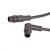 M12塑胶连接器弯式NEMA2000插头 3 4 5 8芯防水IP67 针型对接孔型 直式针型插头(公) 1M  3芯