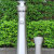 品乐涤 立式烟灰柱 酒店大堂户室外公共吸烟区灭烟桶烟蒂柱 PLD-111K不锈钢 300×1070mm 银色 1个
