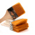木柄黄毛刷型号油漆软毛刷尼龙毛板刷可工具刷烧烤刷多规格扁形刷 黄毛刷7# (毛宽4.7CM)