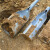 洛阳铲打洞取土挖土神器正宗锰钢铲头多功能挖坑考古勘探打桩工具 1m加长杆