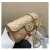 酷奇袋鼠（KUQIDAISHU）超火菱格链条斜挎小包包2024夏季新款包包女高级感时尚百搭小方包 卡其
