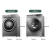 容声（Ronshen）洗烘套装 （GRB108+RG10146D）10公斤热泵式干衣机+10公斤滚筒直驱洗衣机 大风量烘干
