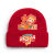 铸固 防寒帽 2024龙年新年针织帽拜年喜庆庆祝帽子可爱温馨氛围感帽子男女款 红色7 成人 