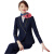 BHKW海南航空空姐服装制服女职业套装高端套裙春秋高铁女酒店 蓝色外套+裙子 3XL(适合129138斤)