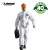 雷克兰耐酸碱防尘防水溅带帽连体防化服 白色ESGP528 2XL 