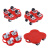 科威顿（KEWEIDUN）搬家神器重物移动万向轮家用多功能搬家具床沙发柜子移动利器 红色橡胶万向轮带刹车(含撬杆)