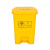 加厚医疗废物专用垃圾桶医疗诊所医院黄色脚踏款式15L20L30L40L60 绿色30L长360宽330高510mm