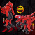 奥迪双钻四合体战神量子战队恐龙守护儿童玩具光辉战神变形机器人男孩机甲 闪变2合体-雷暴战神