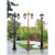 御舵（古铜色1.7米 （加厚灯杆））欧式户外防水庭院花园别墅草坪灯小区路灯室外 景观3米高杆灯X14