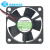 霸刚散热风扇适用于建准  KDE1245PFB1-8 12V 0.8W 4510 散热风机 2线接口B1