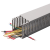 标燕（Biuyum）PVC配线槽工业配电箱柜电线阻燃灰色走行线槽明装机柜齿形塑料理线槽高50*宽35一米装