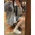 NQHZ棒球服外套女学生春秋薄款套装女学生宽松初秋新款学院风开衫棒球 白色衬衫+杏色色外套+领带 （两 S 80-95斤