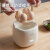 皆米（JIEMI）煮蛋器 蒸蛋器 迷你小型煮蛋神器 智能定时四种模式 自动断电煮蛋机 米白色（主机+酸奶碗+蒸笼） 双层