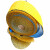 定制地胶贴耐磨橡胶 5S反光车位线定位划线 自粘标识黑黄警示防滑 防滑反光方格10cm6m