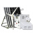 利顺大型220v风光市电互补全套光伏发电太阳能发电机 10000W工频市电互补发电 (