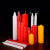筑采（ZHUCAI）红白蜡烛 应急照明停电应急防灾无烟无味焟烛 白色1.5×17cm(100个