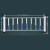哲弘地市政道路护栏隔离栏城市马路人行道广告锌钢护栏停车场防撞栏 普通款0.6米高 一米价格