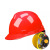 佳护安全帽工地国标男加厚abs防砸领导施工头盔劳保建筑工程定制印字 V型ABS加厚-旋钮帽衬：红色