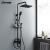 DETBOm黑色卫生间浴室暗装沐浴花洒套装家用全铜主体淋浴器卫浴喷头 2014磨砂方款