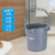 加厚加水桶保洁带刻度14升方口长嘴水桶大号小号手提塑料水桶 小号10L(灰)2个