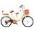 澳颜莱22寸24寸亲子车母子车可带宝宝自行车成人单车双人自行车变速车女 蓝色变速高配版 24
