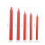 创悟邦 蜡烛 停电应急照明长杆蜡烛 FB1625 红色 超粗款2.0*21cm 10支