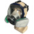 晋广源 CF02全面罩自吸过滤式防毒面具 02球形面罩黑色+配4号滤毒盒七件套