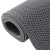 稳斯坦 WZYT11 S型PVC镂空地毯 塑胶防水泳池垫浴室厕所防滑垫 4.5厚1.8m宽*1m灰色