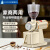 GUEIN咖啡机手冲意式磨豆机电动自动研磨机小型商用家用磨咖啡豆磨鱼饵 米白色(防跳版)
