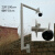 承琉360抱杆全景璧装云台室外球机支架白色监控安防天网-新款2022 立杆60厘米横杆50厘米