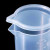 比鹤迖 BHD-6703 实验室塑料量杯 直柄烧杯(带盖)3500ml 1个