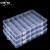 多格零件盒电子元件透明塑料收纳盒小螺丝配件工具分类格子样品盒A 3个-28格