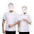 比鹤迖 BHD-2930 短袖透气厨师服工装 白色[袖背全网]3XL 1件
