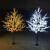树灯led发光树 户外防水景观庭院树灯圣诞树节日装饰彩灯 总高4米3456灯《颜色备注》