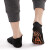 稳斯坦 W230 (5双)点珠点胶防滑袜 儿童成人瑜伽蹦床袜 黑色-成人男女(37-41码)