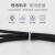 电镀锌铁丝扎线 包塑铁扎丝电线光缆捆绑线绑带 葡萄枝条扎条 0. 0.55黑扁 85米一捆